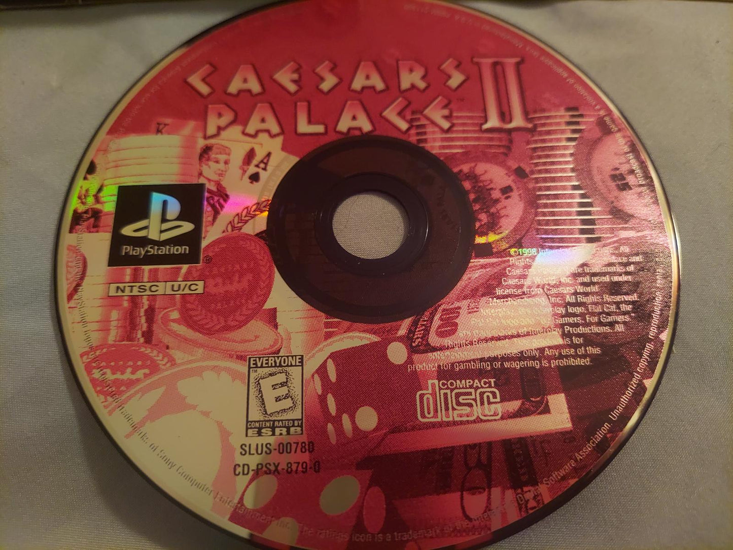 Caesar's Palace 2 - PS1 Game - Used