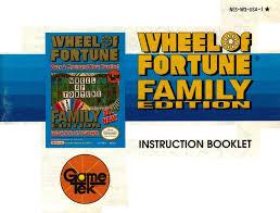 Wheel of Fortune Family Edition - NES - Used