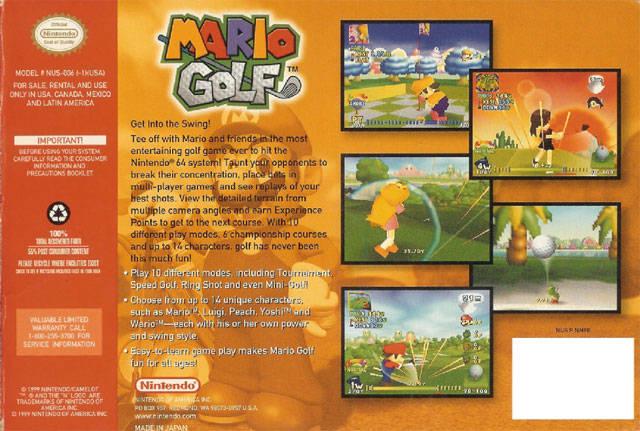Mario Golf - N64 - Used