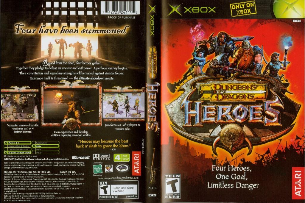 Dungeons & Dragons Heroes - Xbox - Used