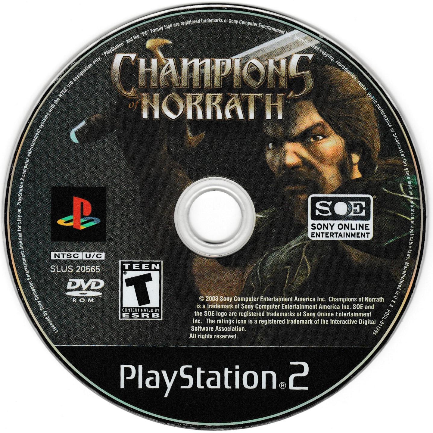 Champions of Norrath - PS2 Game - Used