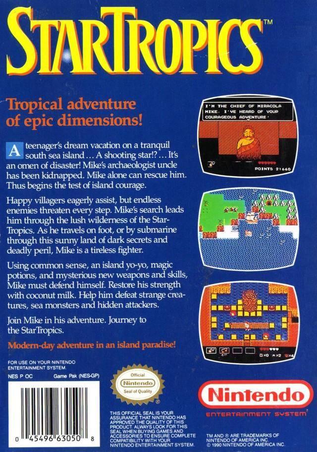 Star Tropics - NES - Used