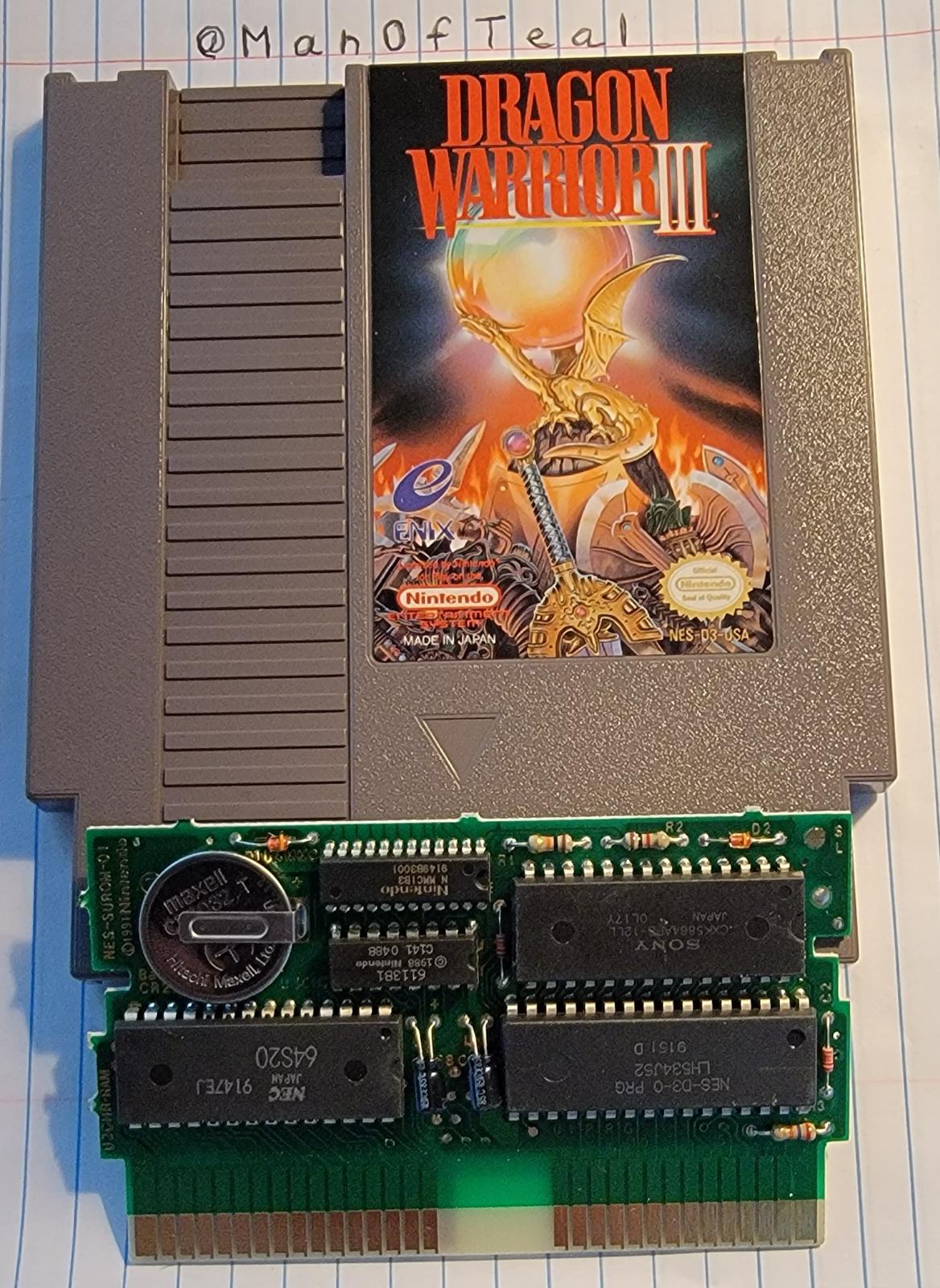 Dragon Warrior III - NES - Used