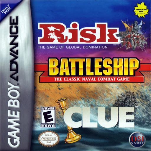 Risk / Battleship / Clue - GBA - Used