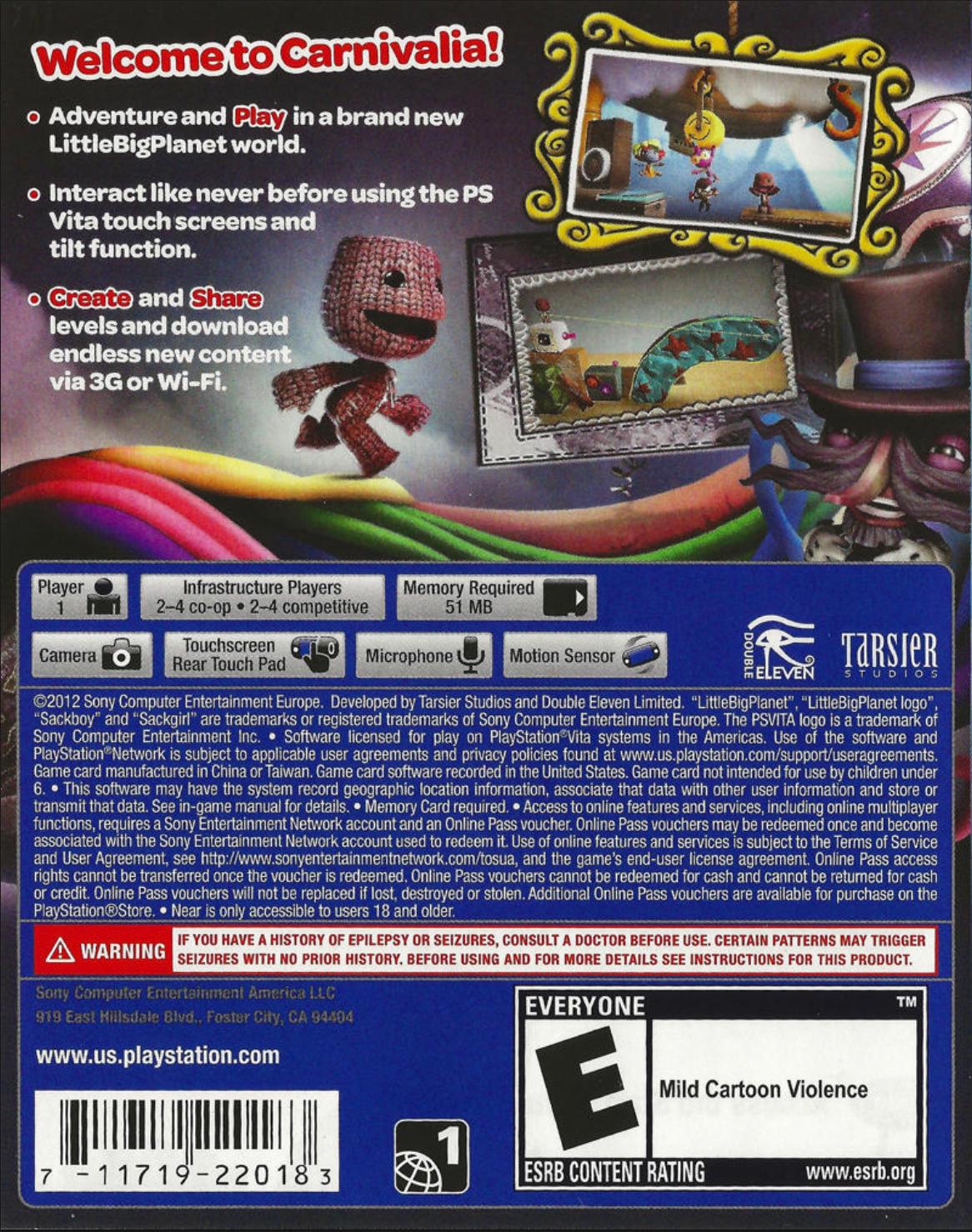 LittleBigPlanet - Vita - Used