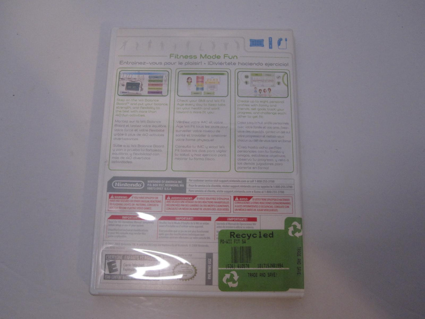 Wii Fit (game Only) - Wii - Used