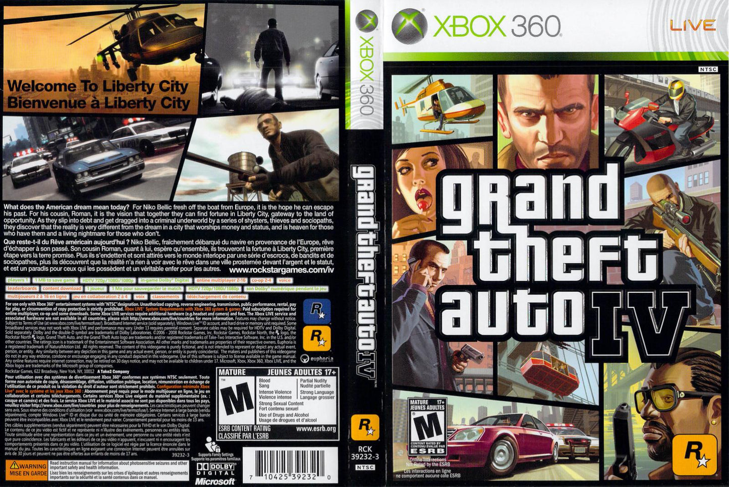 Grand Theft Auto IV - Xb360 - Used