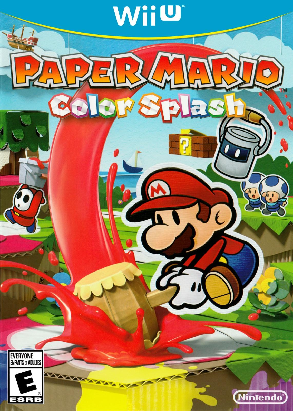 Paper Mario Color Splash - Wii U - Used