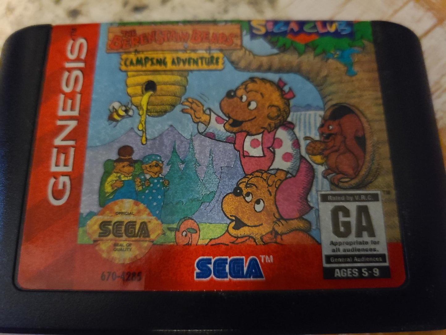 Berenstain Bears Camping Adventure - Genesis - Used