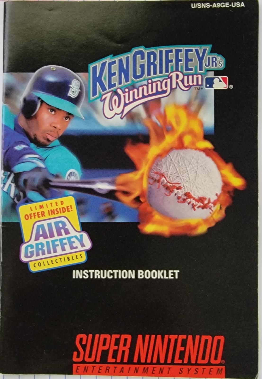 Ken Griffey Jr's Winning Run - SNES - Used
