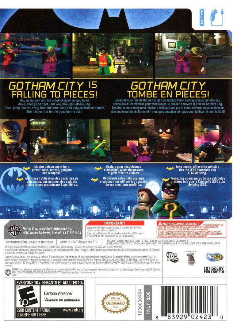 LEGO Batman The Videogame - Wii - Used