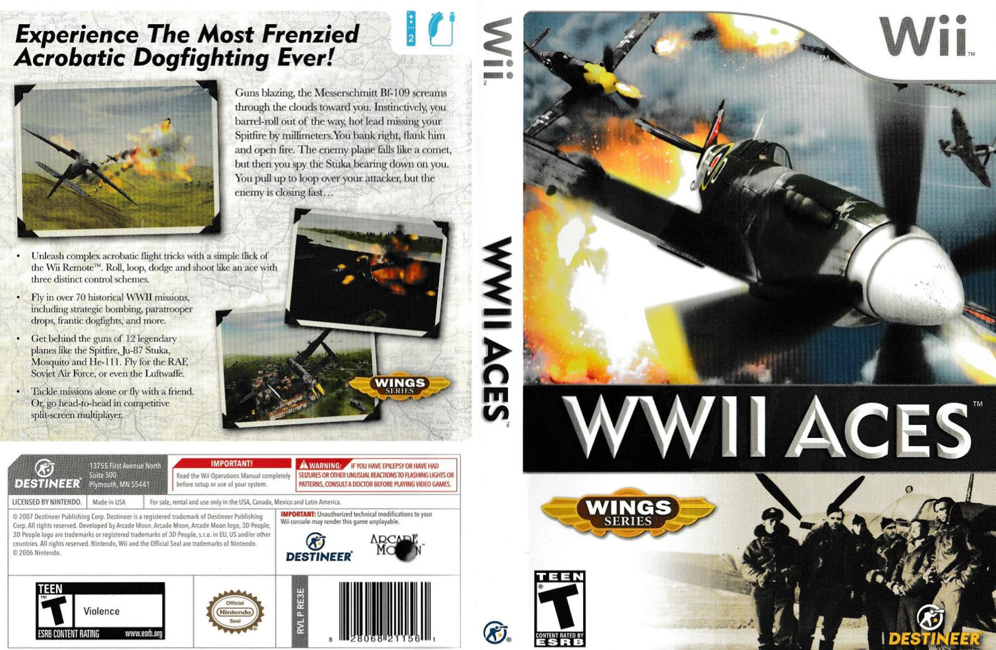 WWII Aces - Wii - Used