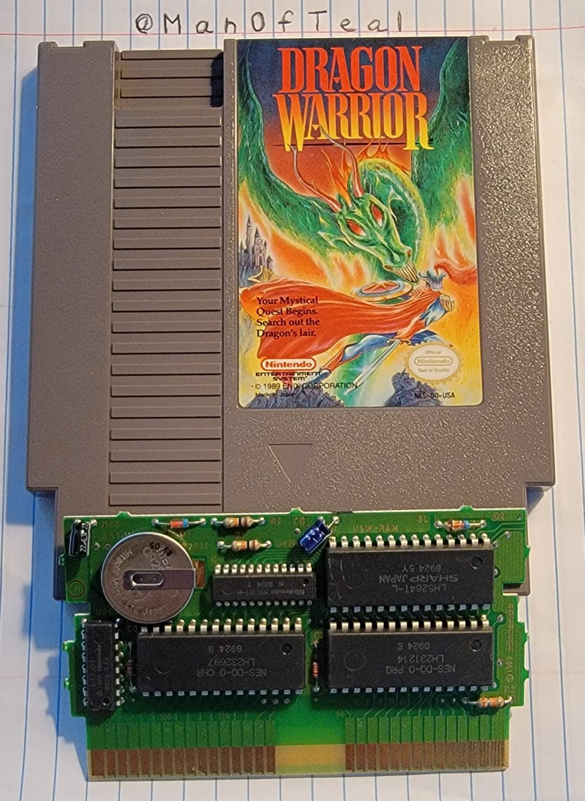 Dragon Warrior - NES - Used
