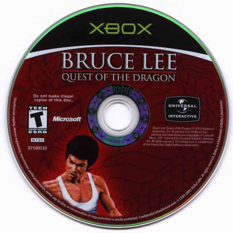 Bruce Lee Quest of the Dragon - Xbox - Used
