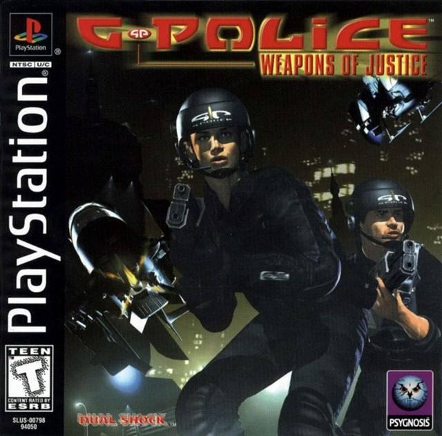 G-Police Weapons of Justice - PS1 Game - Used