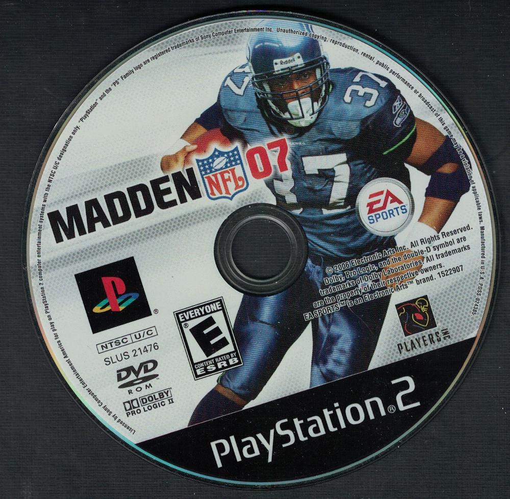 Madden 2007 - PS2 Game - Used