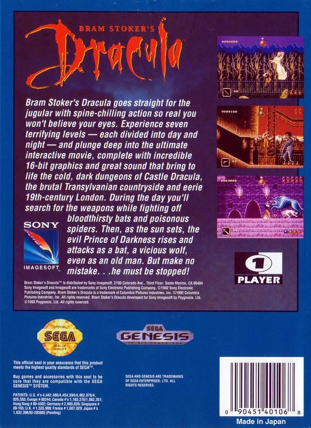 Bram Stoker's Dracula - Genesis - Used