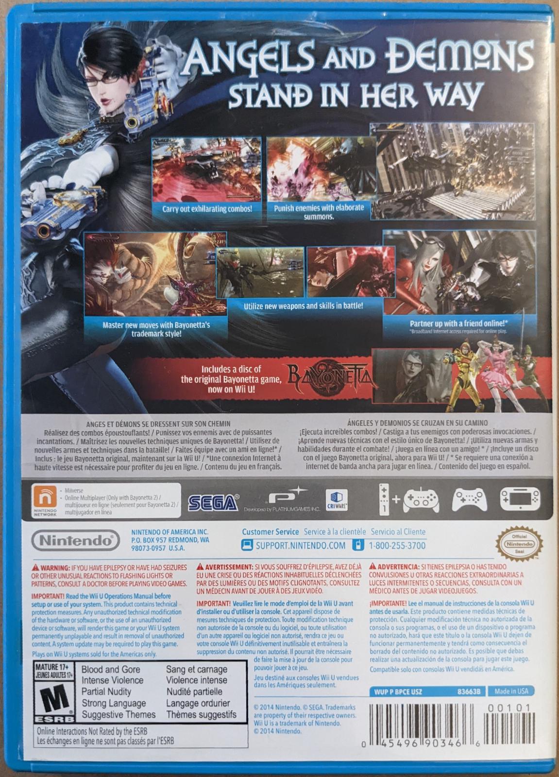 Bayonetta 2 - Wii U - Used
