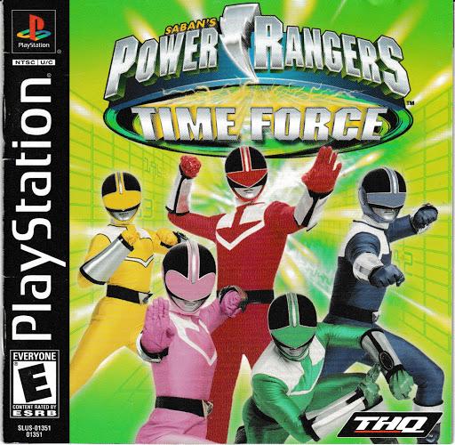 Power Rangers Time Force - PS1 Game - Used