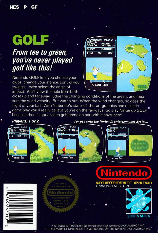 Golf - NES - Used