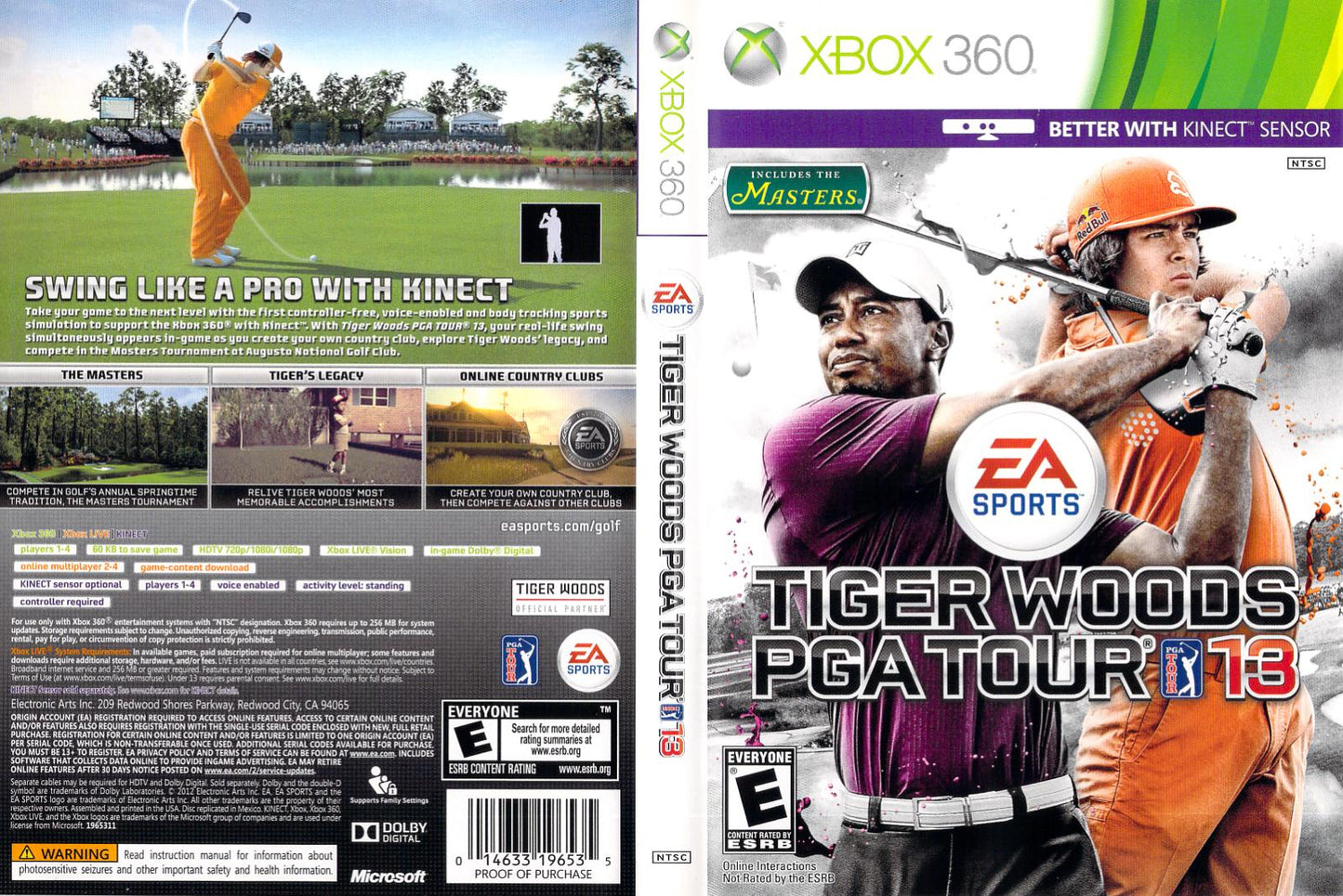 Tiger Woods PGA Tour 13 - Xb360 - Used