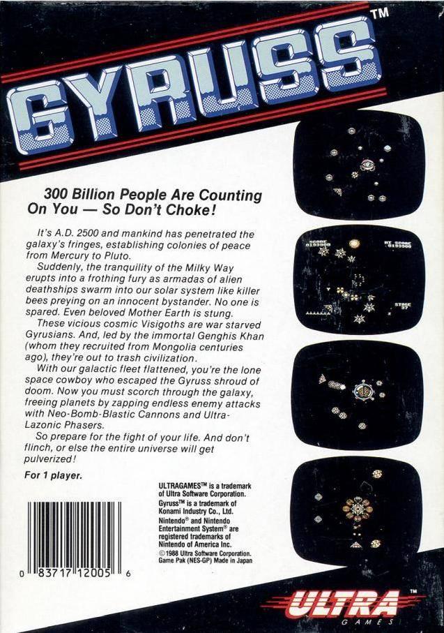 Gyruss - NES - Used