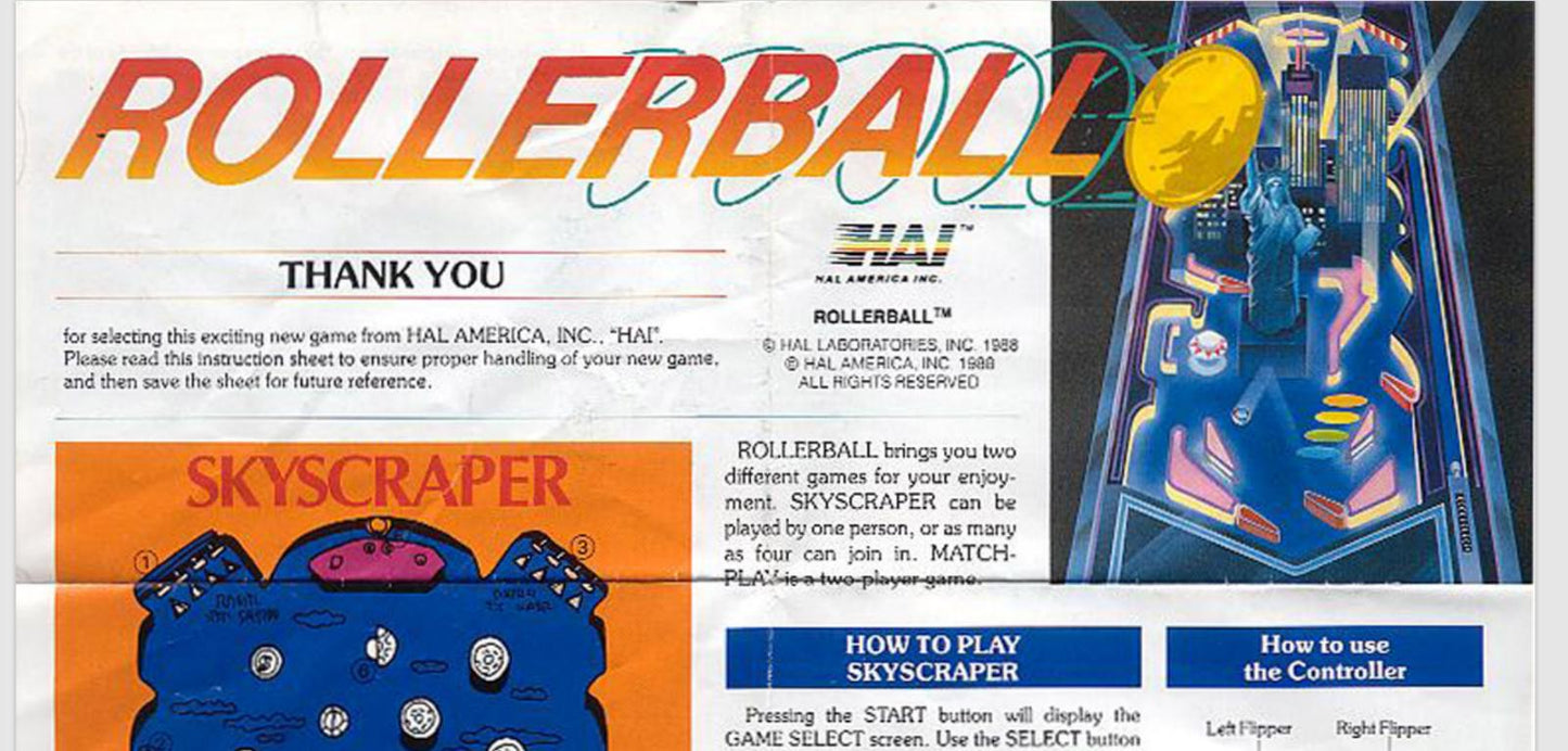 Rollerball - NES - Used