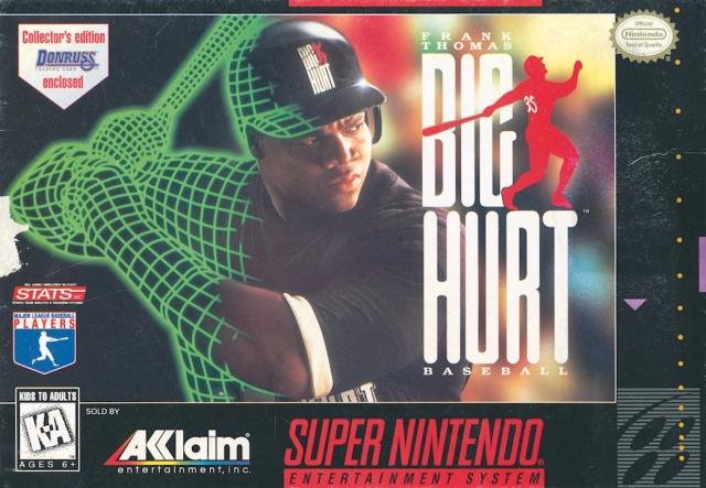 Frank Thomas Big Hurt Baseball - SNES - Used