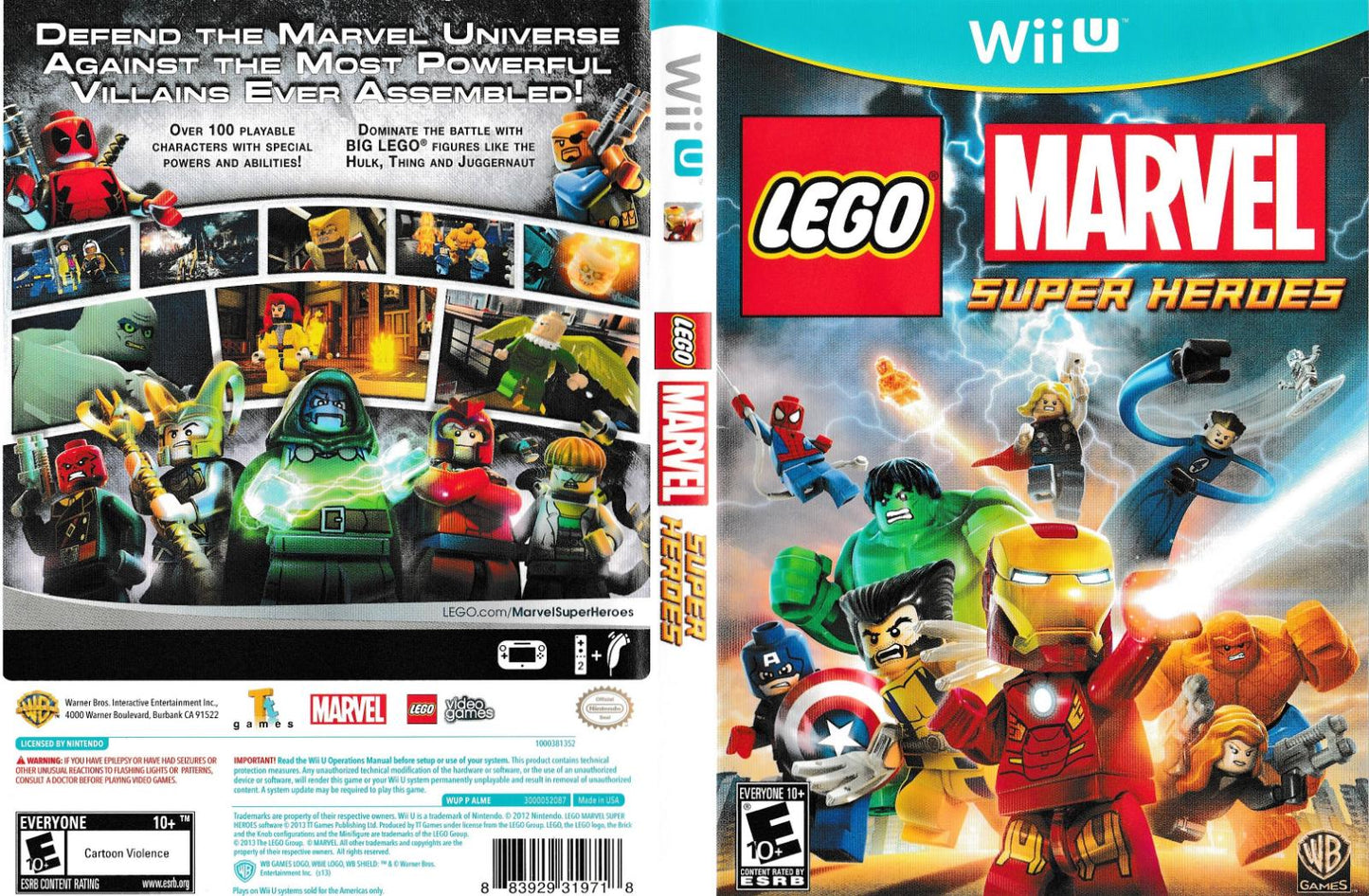 LEGO Marvel Super Heroes - Wii U - Used