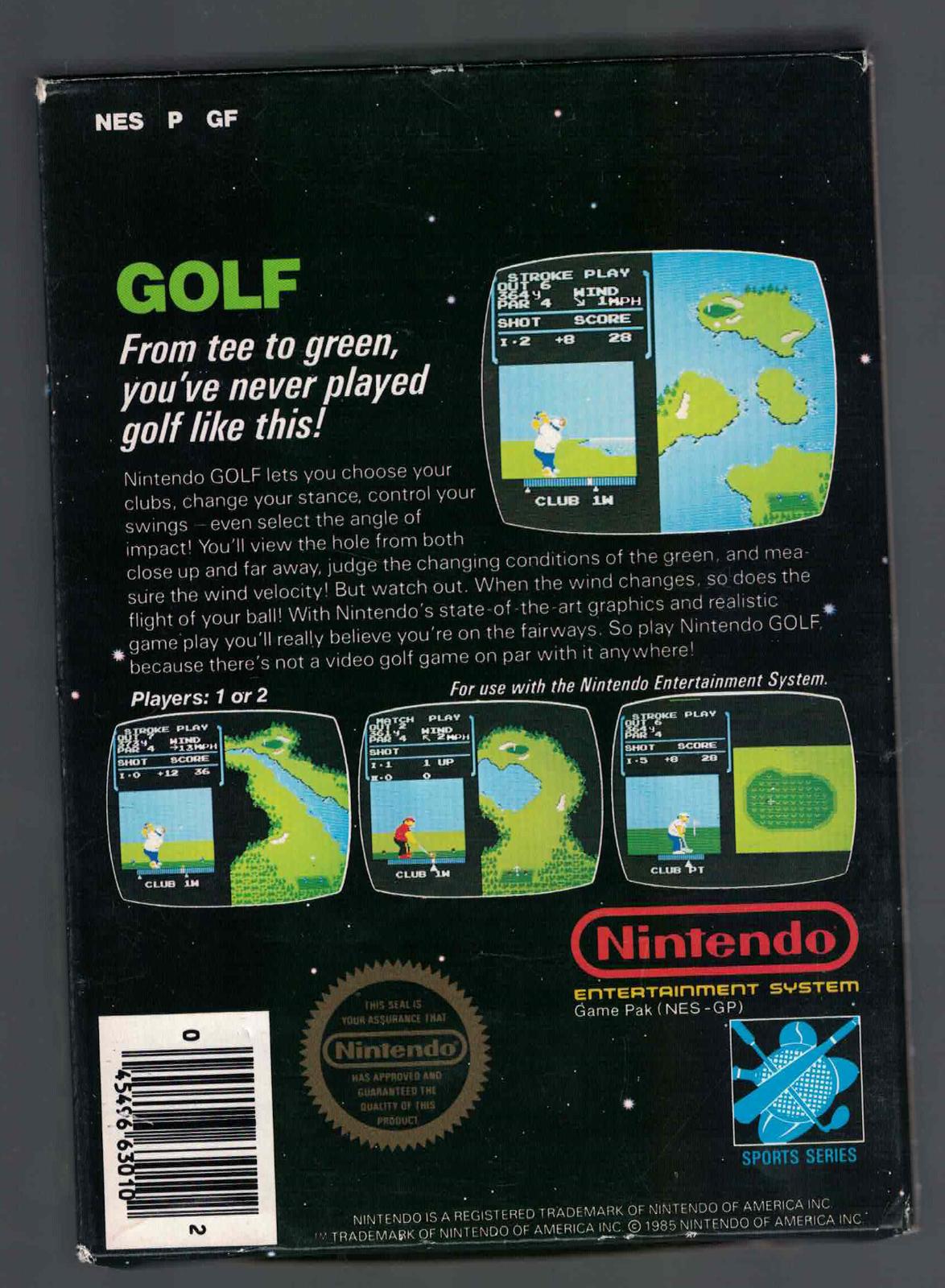 Golf - NES - Used