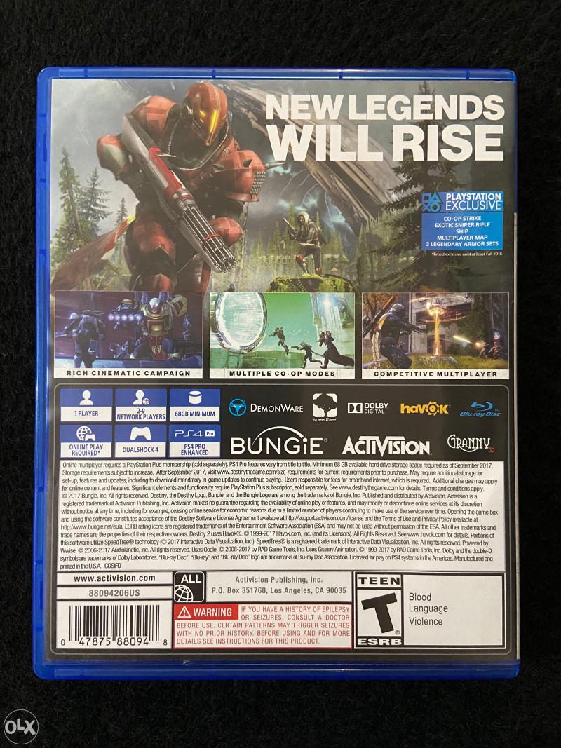 Destiny 2 - PS4 Game - Used