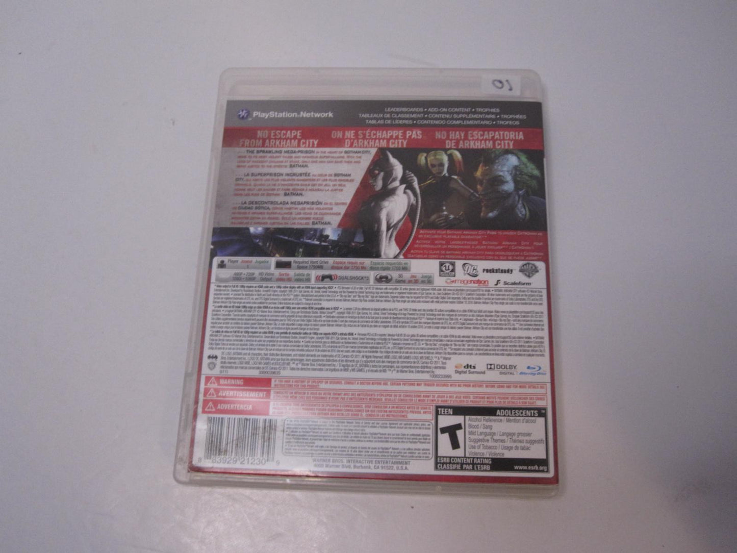 Batman: Arkham City - PS3 Game - Used