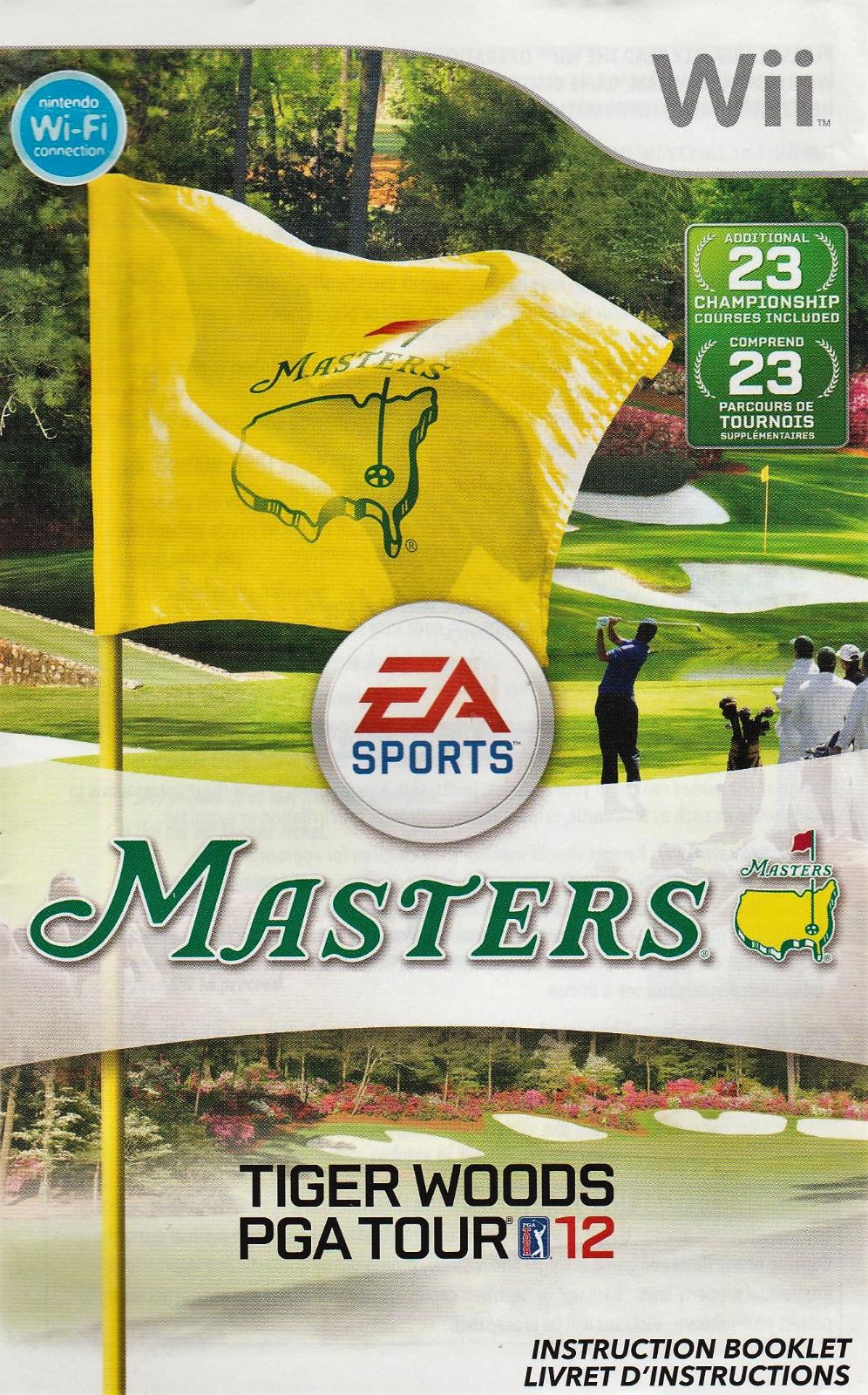 Tiger Woods PGA Tour 12: The Masters - Wii - Used