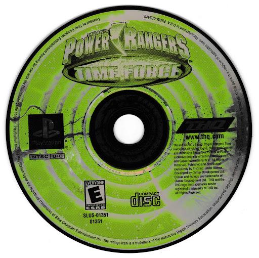 Power Rangers Time Force - PS1 Game - Used