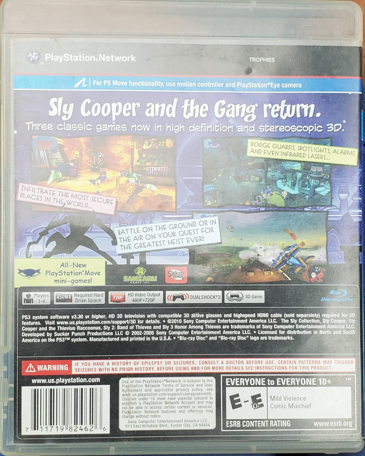 The Sly Collection - PS3 Game - Used