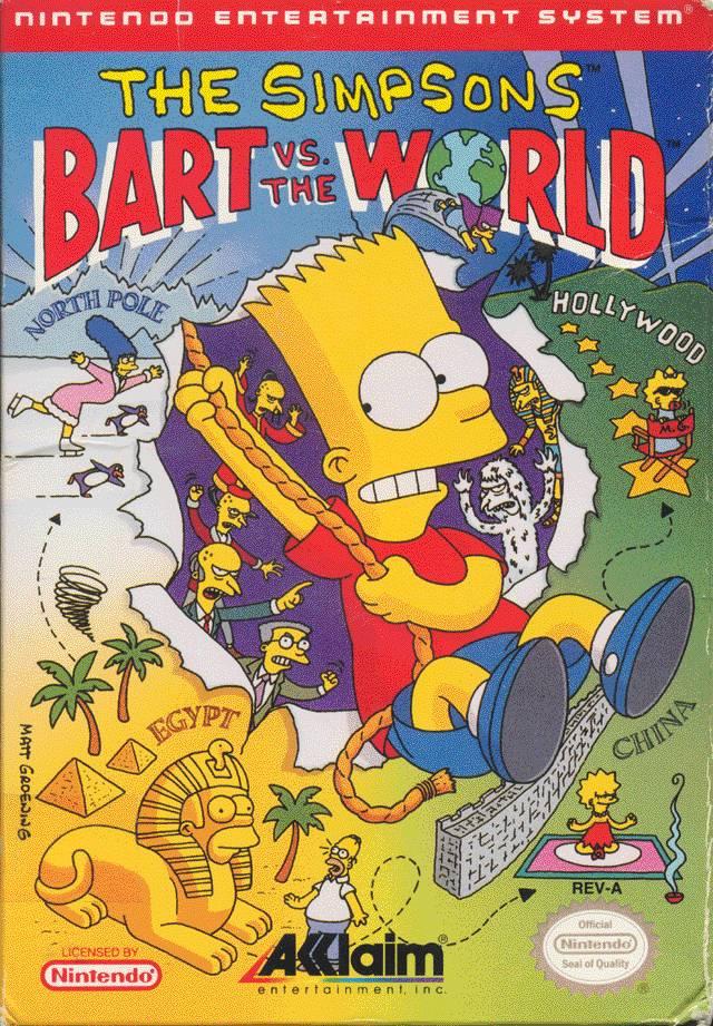 The Simpsons Bart vs the World - NES - Used