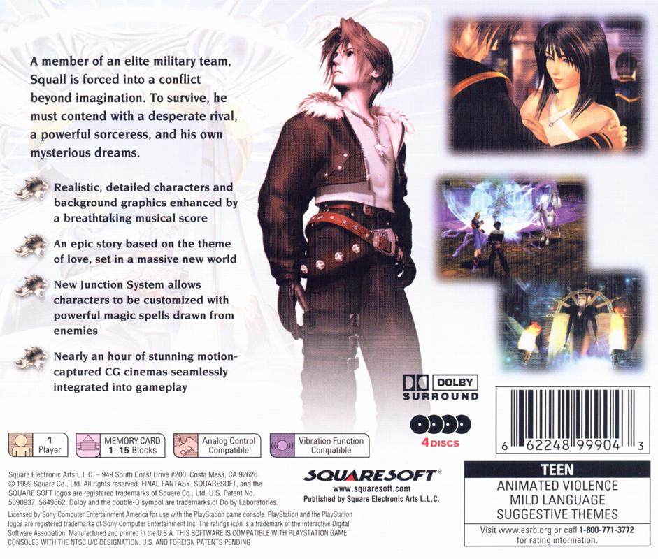 Final Fantasy VIII - PS1 Game - Used