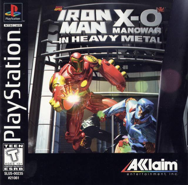 Iron Man X-O Manowar in Heavy Metal - PS1 Game - Used