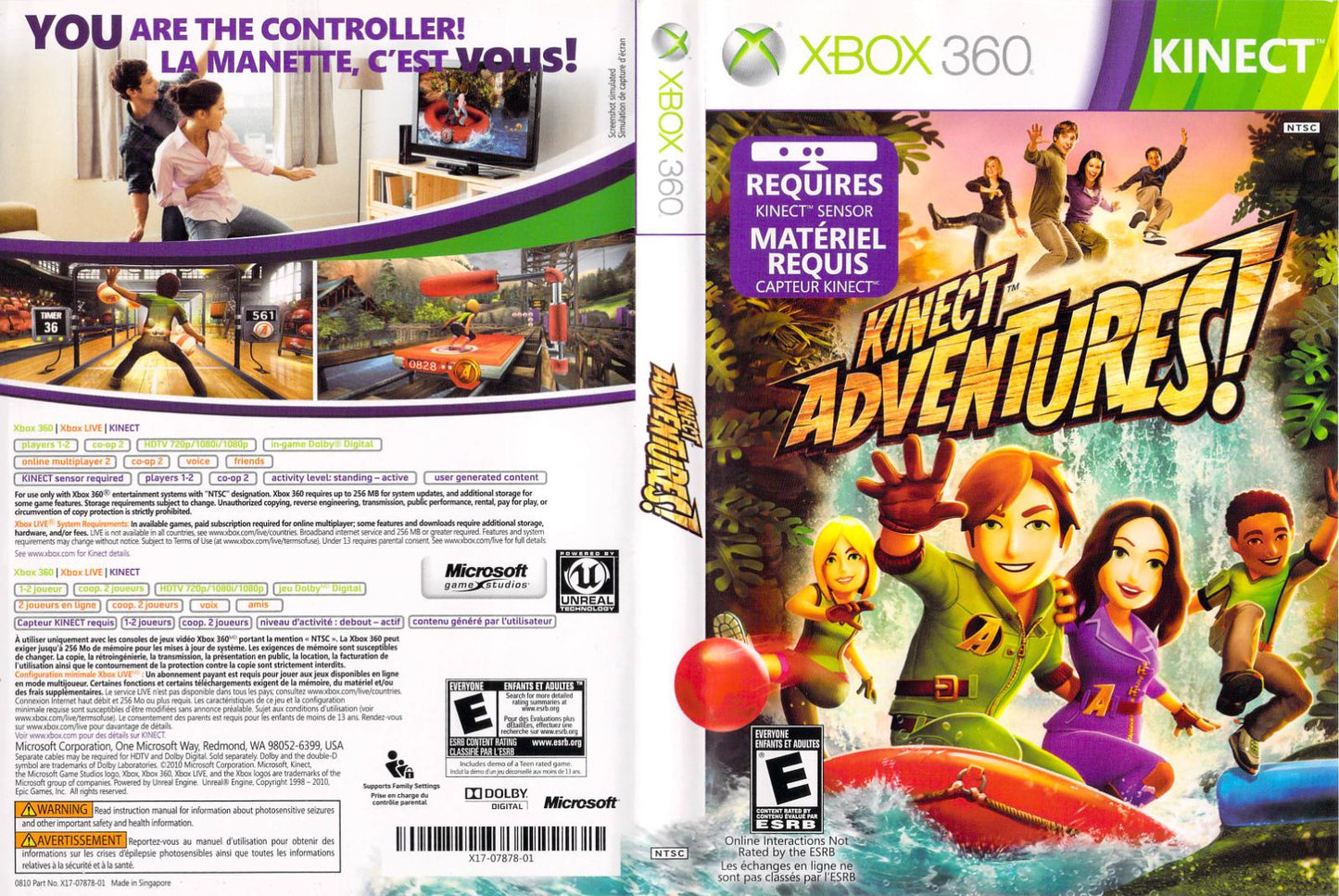 Kinect Adventures - Xb360 - Used