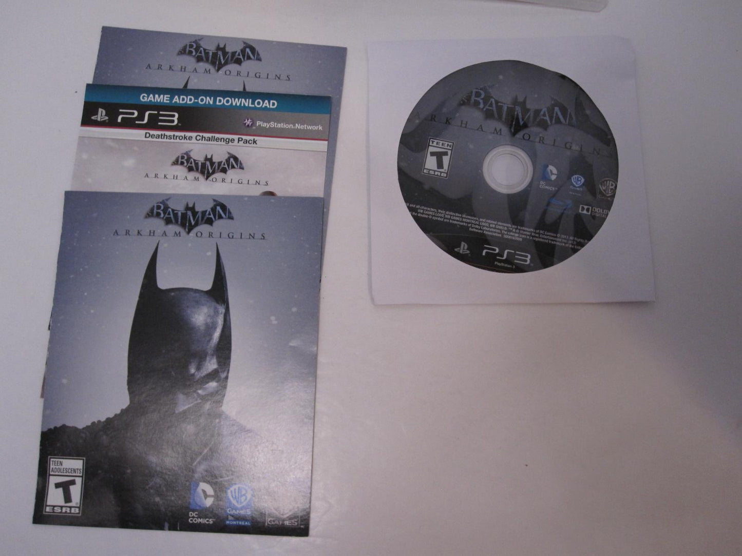 Batman: Arkham Origins - PS3 Game - Used