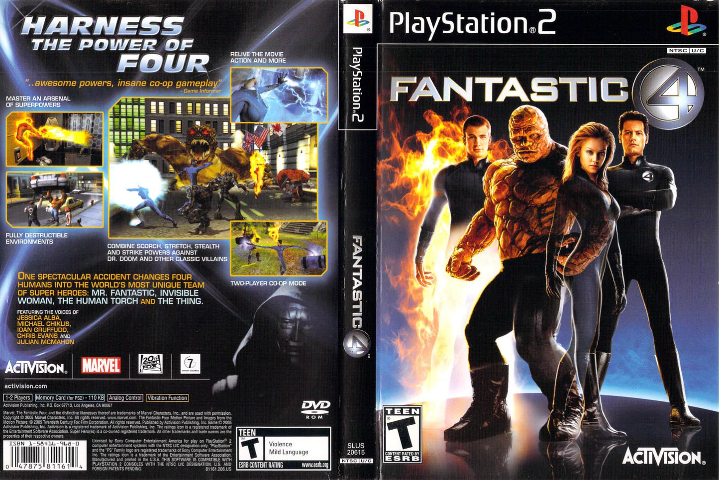 Fantastic 4 - PS2 Game - Used