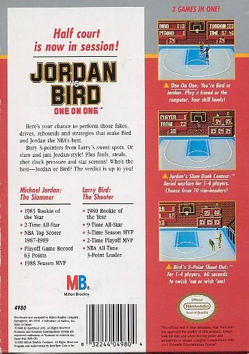 Jordan vs Bird One on One - NES - Used