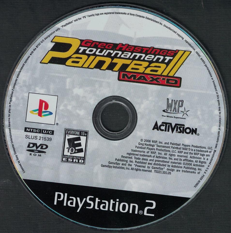 Greg Hastings Tournament Paintball Maxed - PS2 Game - Used