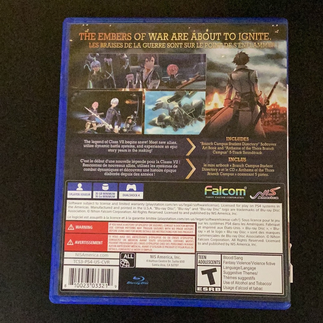Trails of Cold Steel 3 - PS4 Game - Used