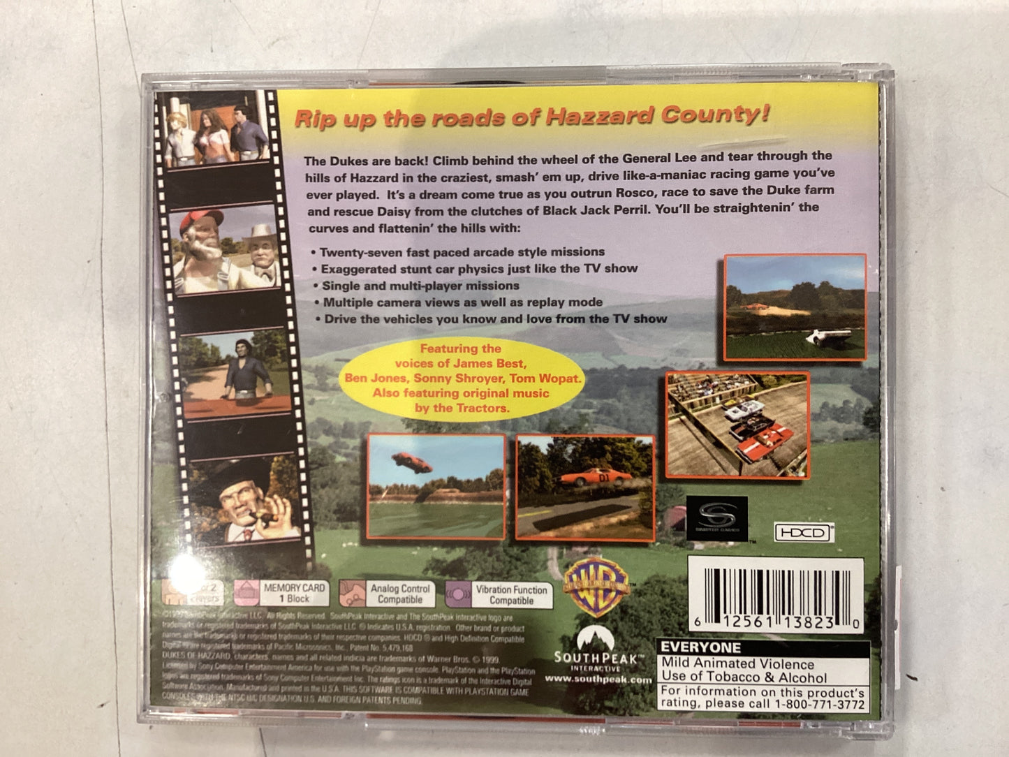 The Dukes of Hazzard; Racing for Home -PS1- Used