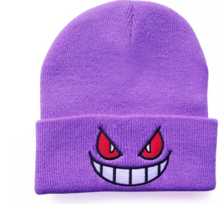 Pokemon Gengar Beanie Clothing- Purple