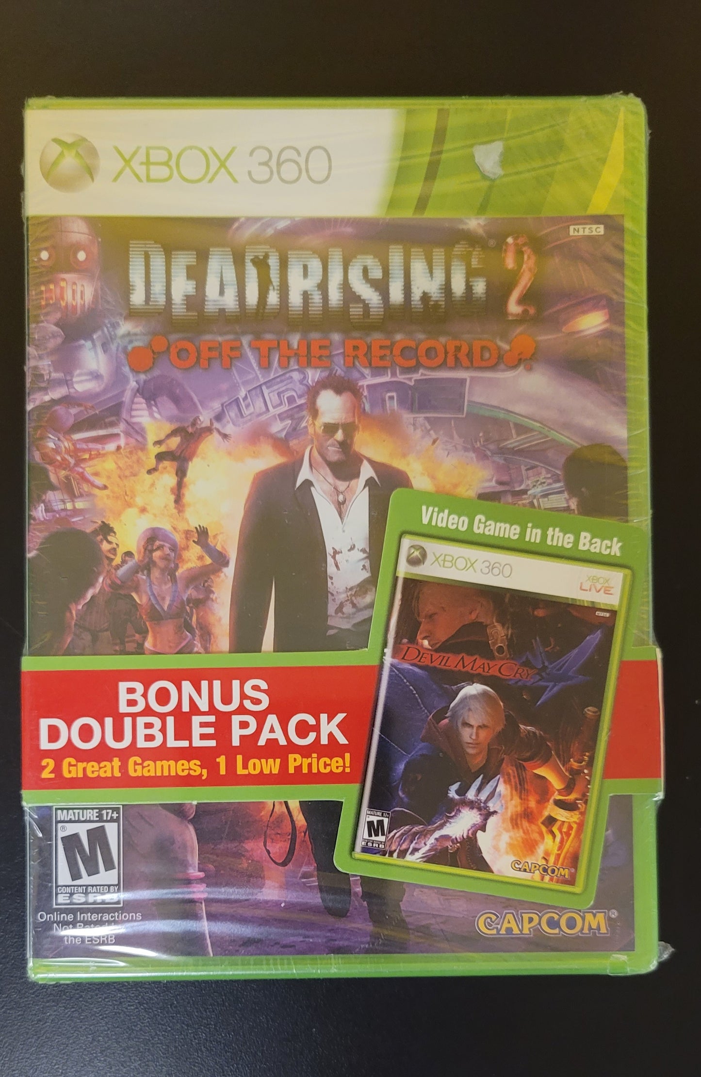 Dead Rising 2 Off the Record + Devil May Cry 4 - Xb360 - Sealed