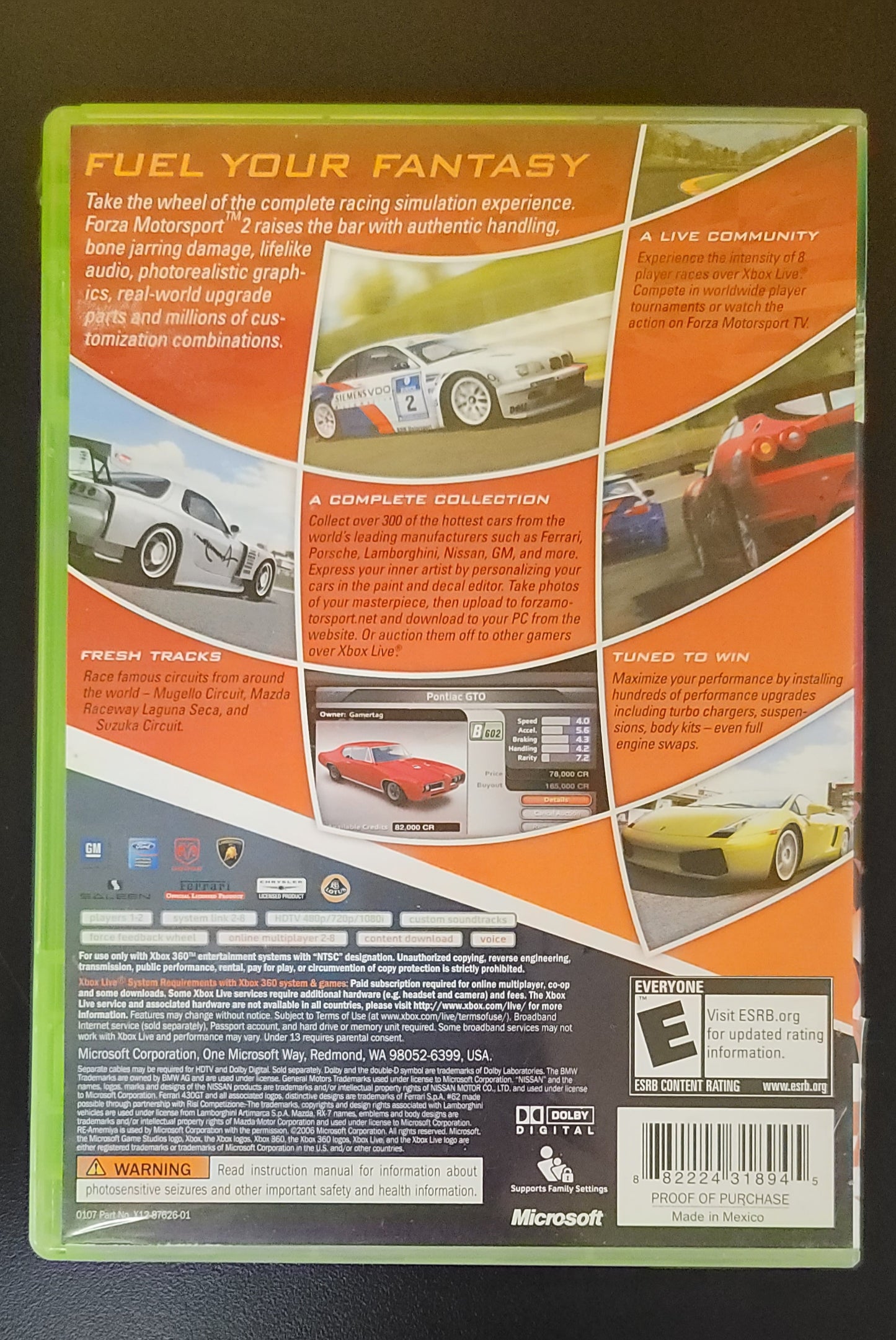 Forza Motorsport 2 - Xb360 - Used