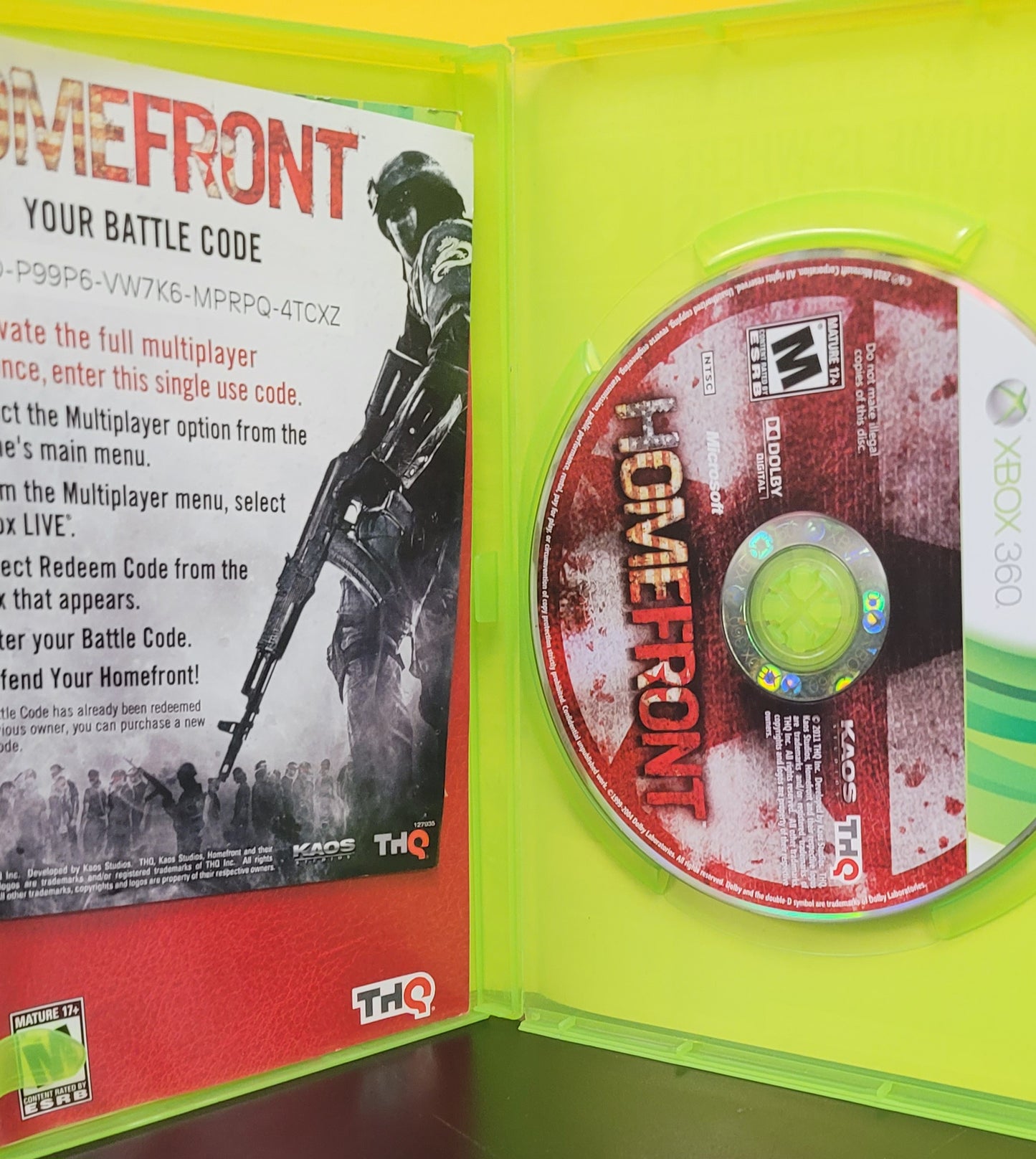 Homefront - Xb360 - Used