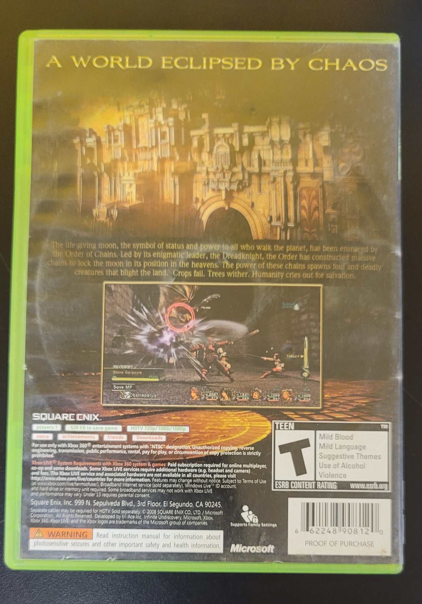 Infinite Undiscovery - Xb360 - Used